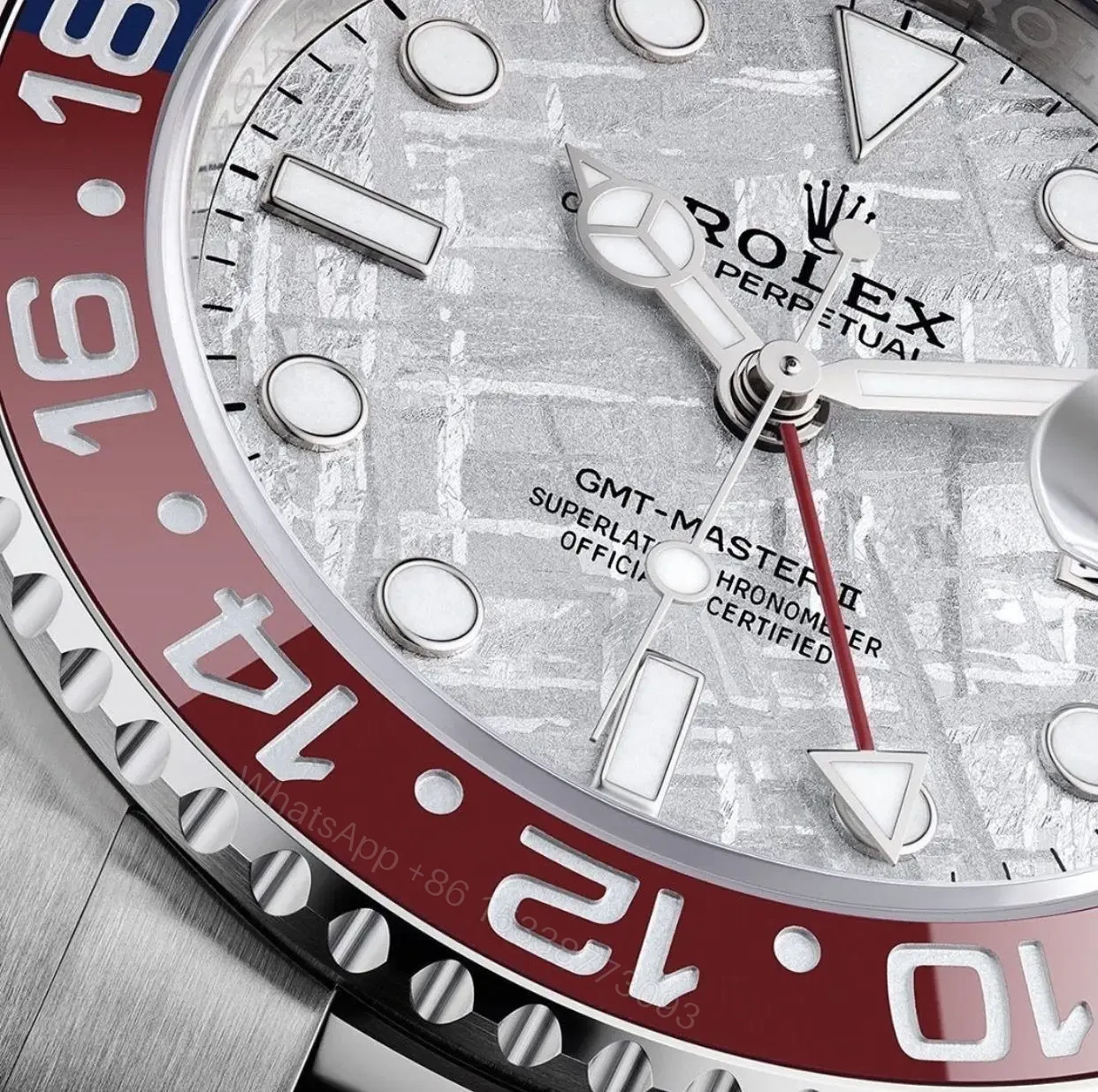 View 10 of Best Swiss Clone Rolex Replica GMT Meteorite dial