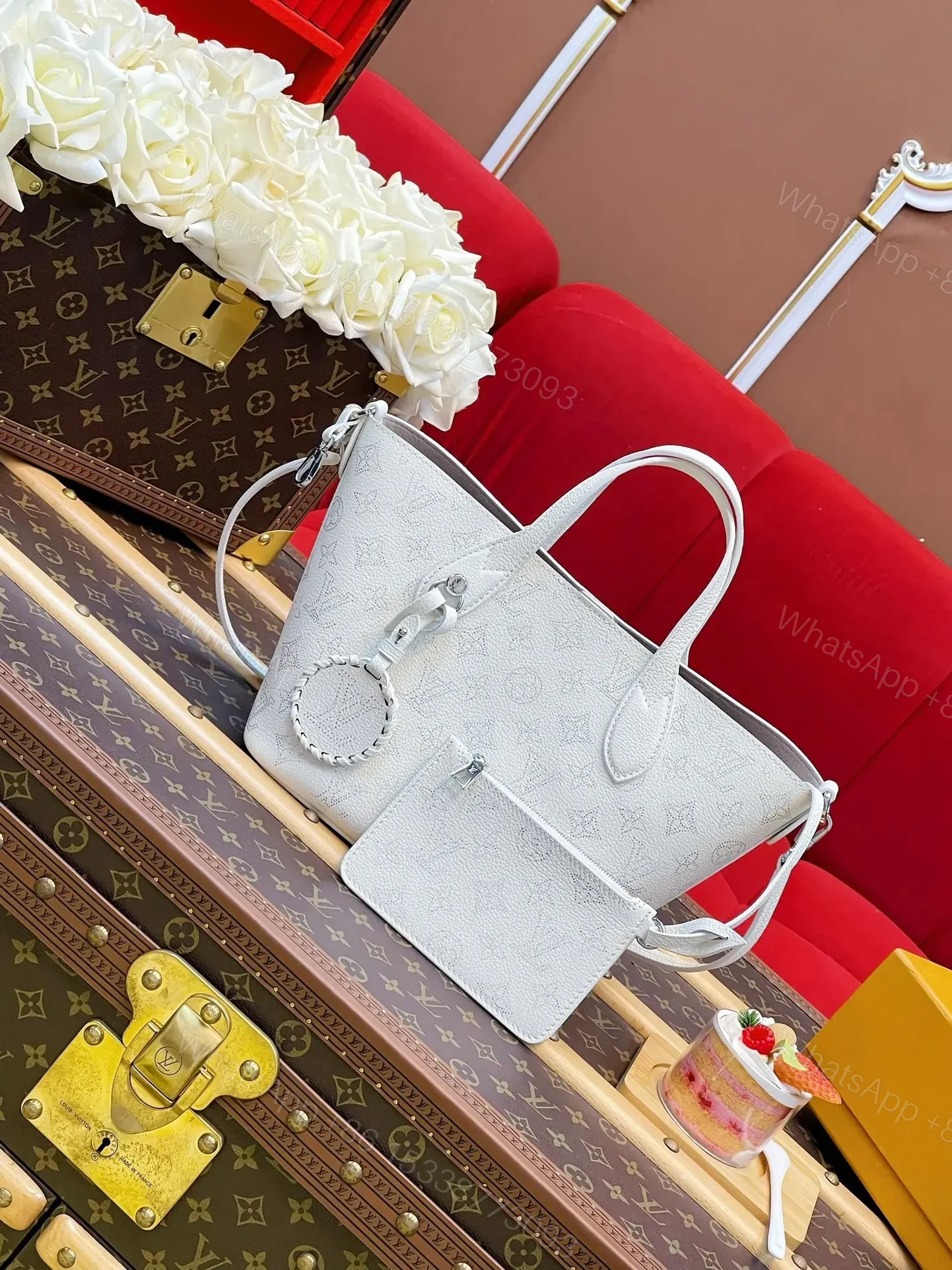 View 5 of Louis Vuitton Blossom PM Mahina leather 2-way shoulder bag