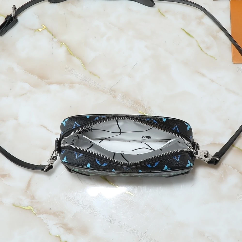 View 5 of LOUIS VUITTON TROCADERO WEARABLE WALLET GRADIENT MONOGRAM BLACK 20CM