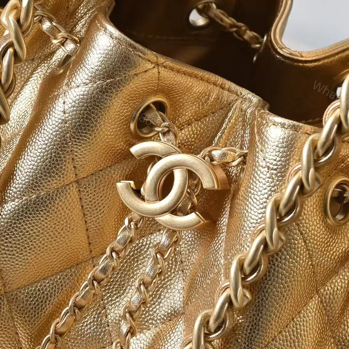 View 5 of Chanel 25 Small Gold, Gold hardware