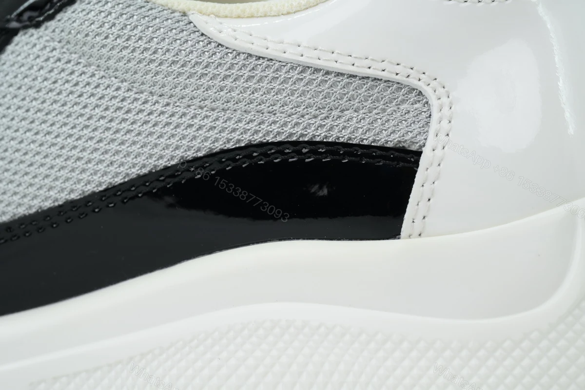 View 2 of Prada Sneakers Black Gray