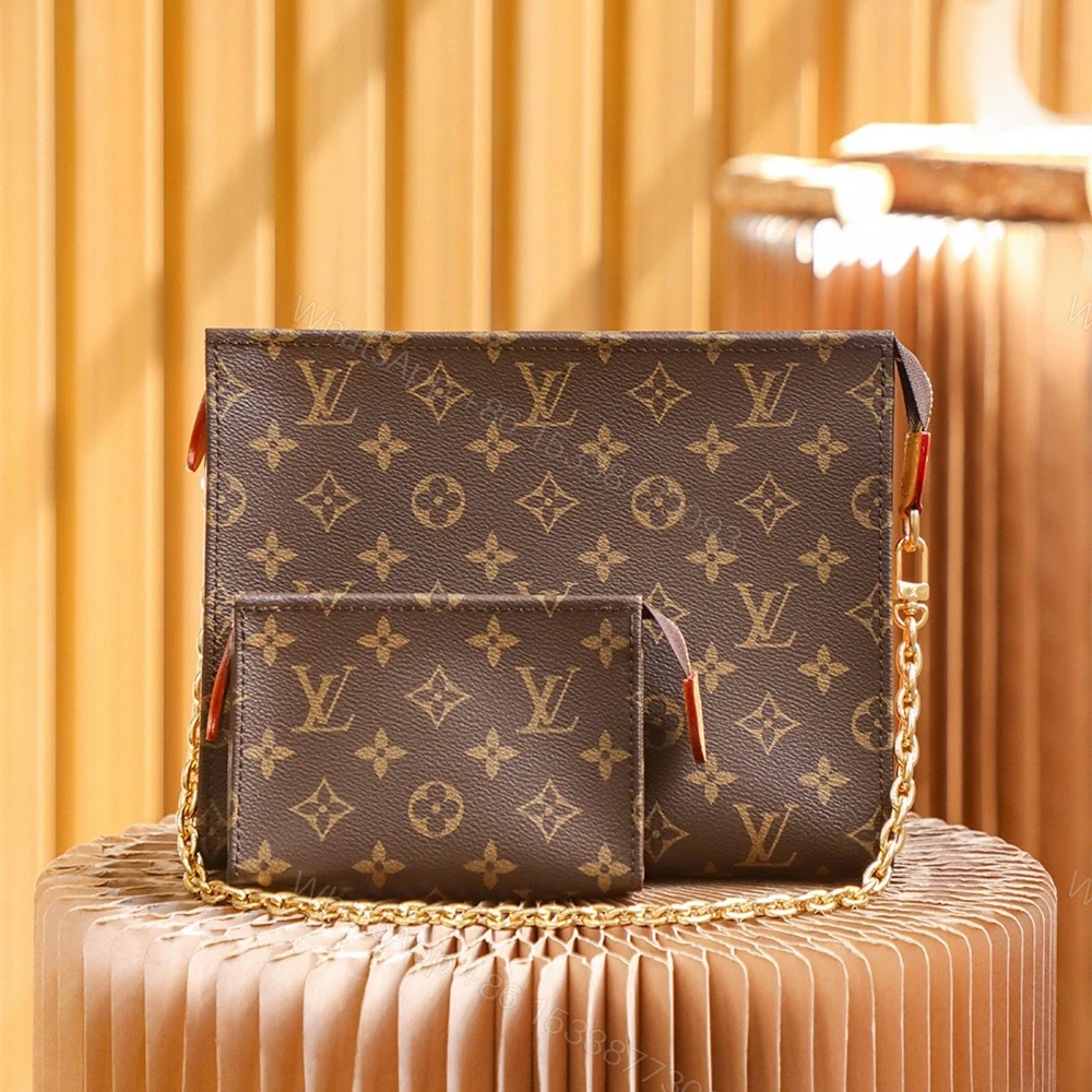 View 3 of 頂級復刻LV女款大號手拿包Toiletry系列
