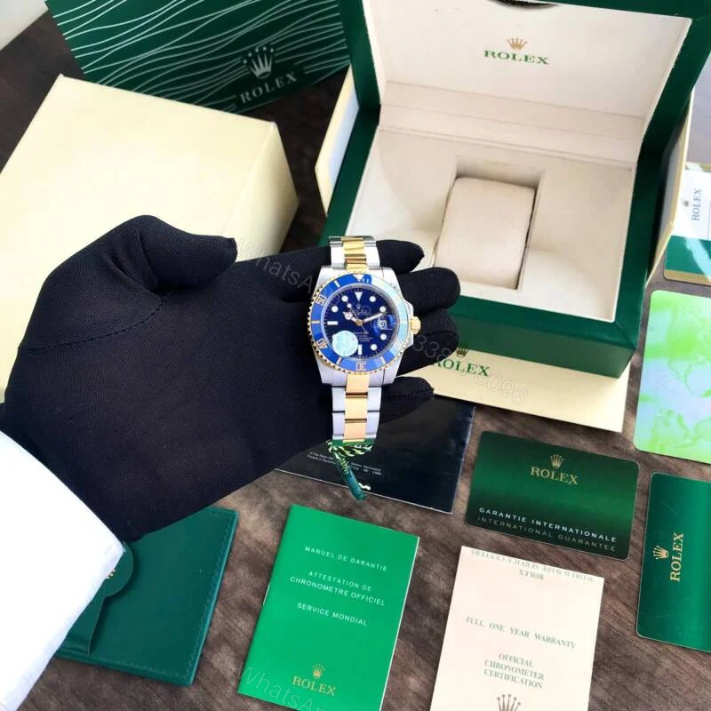 View 4 of Rolex Submariner Blue Dial Two Tone Automatic 40mm