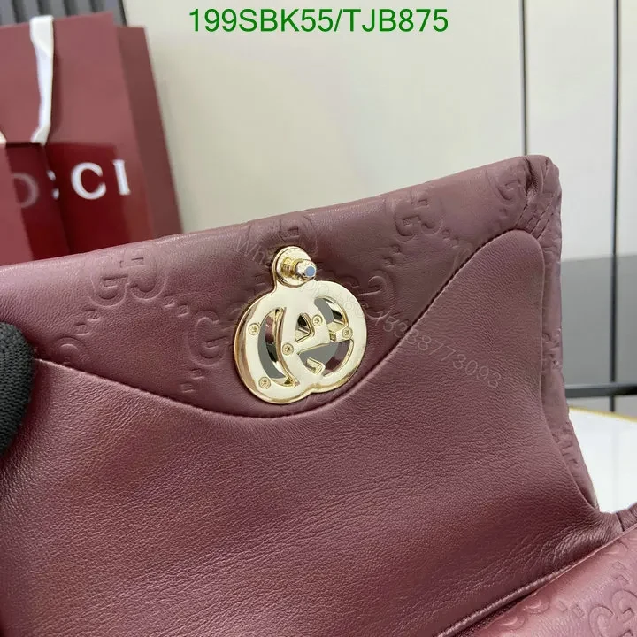 View 84 of Gucci Rosso Ancora Red Leather Mini Top Handle Bag HG258