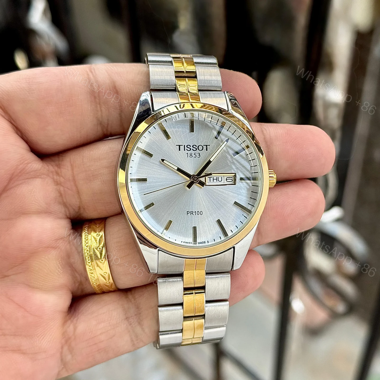 Tissot PR100 Gold Day & Date — view 1