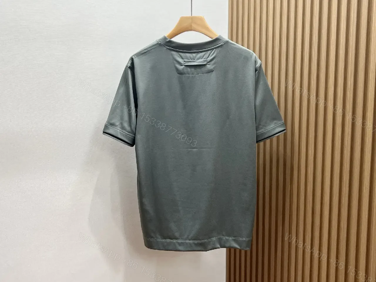View 7 of Structured Minimal Knit Tee: Premium, Relaxed Fit, Durable Comfort