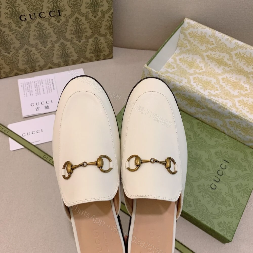 View 4 of Gucci Princetown Slipper White