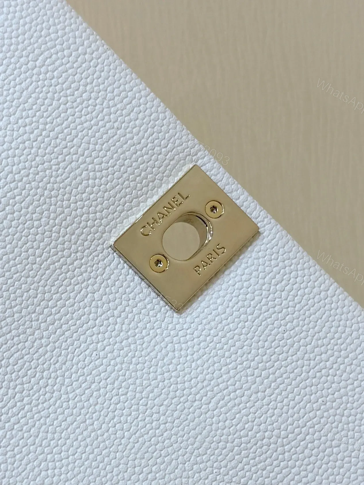 View 8 of Chanel Nano Coco White Handle bag Gold Hardware