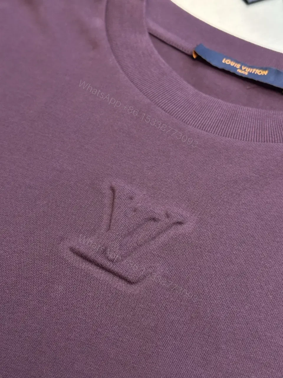 View 8 of Chunky-Cut Cotton Tee: Oversized Luxe Logo Top