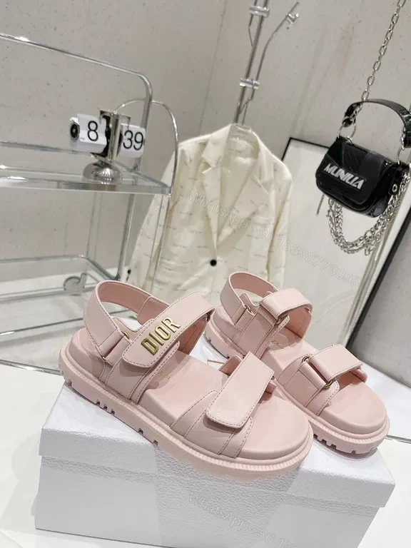Soft Pink Sandals | Velvet-Soft Upper | Modern Luxe | Cushioned Comfort | Sandals — view 1