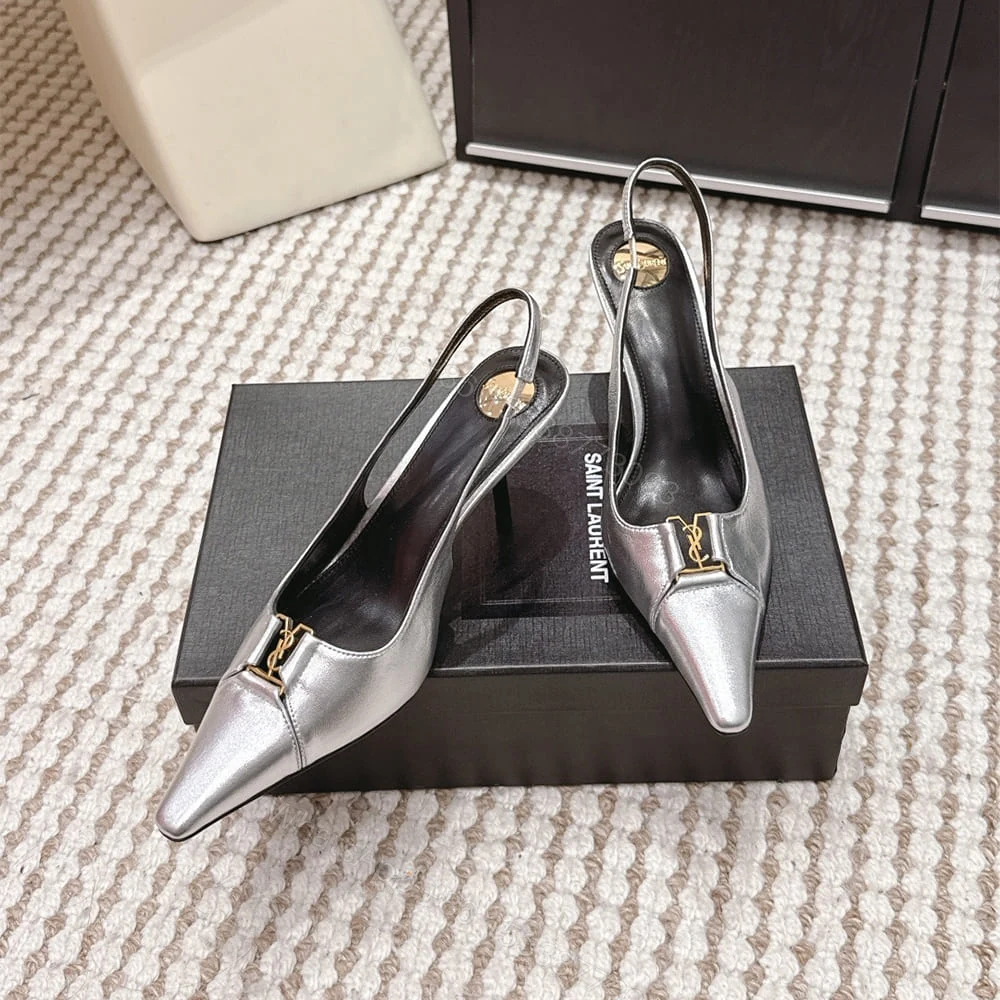 View 3 of YSL BABYLONE BRETEUIL slingback pumps