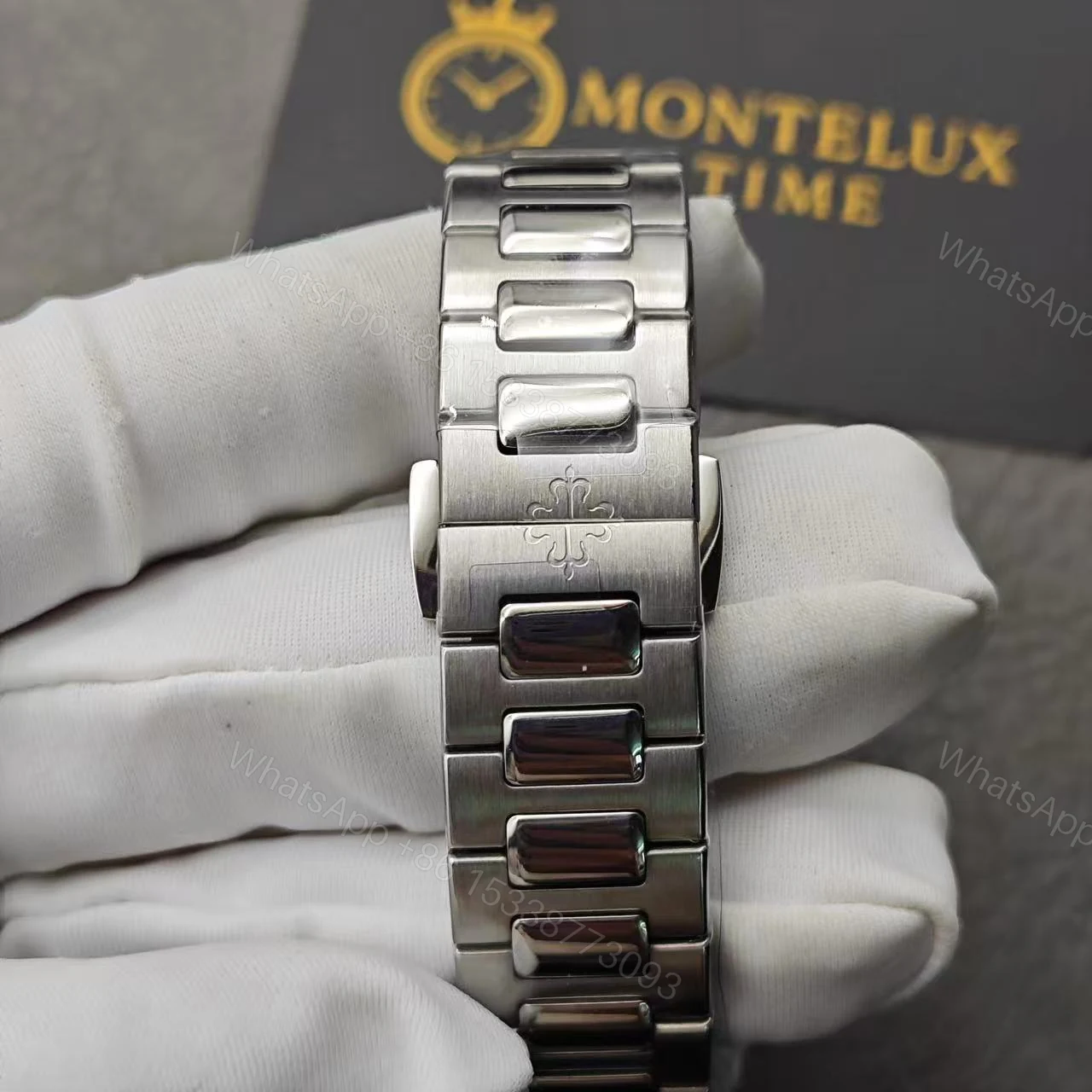 View 3 of Replica Patek Philippe Nautilus Diamond Bezel