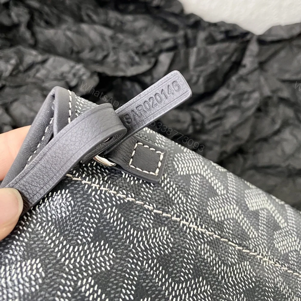 View 9 of 高仿Goyard*STLOUID滿印Tote購物袋灰色中號免檢版
