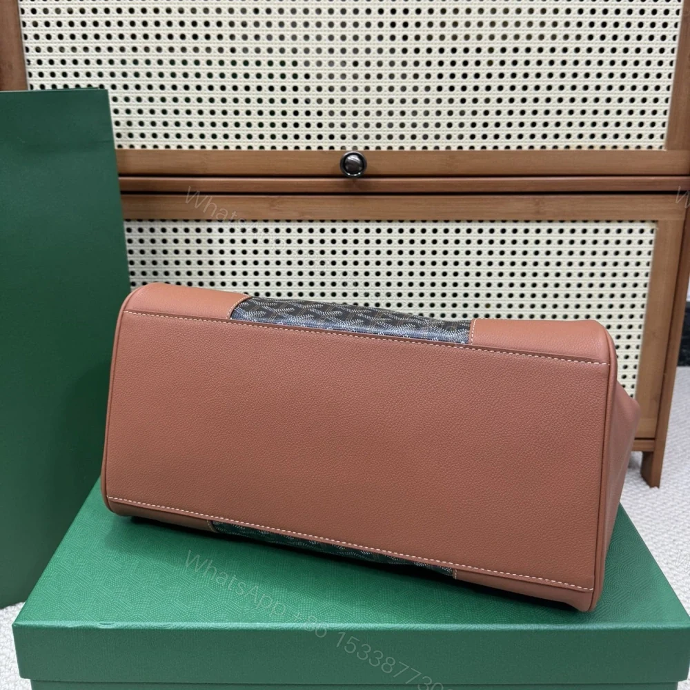 View 6 of 高仿Goyard*SAIGOC1手提托特包雙拼棕色大號免檢版
