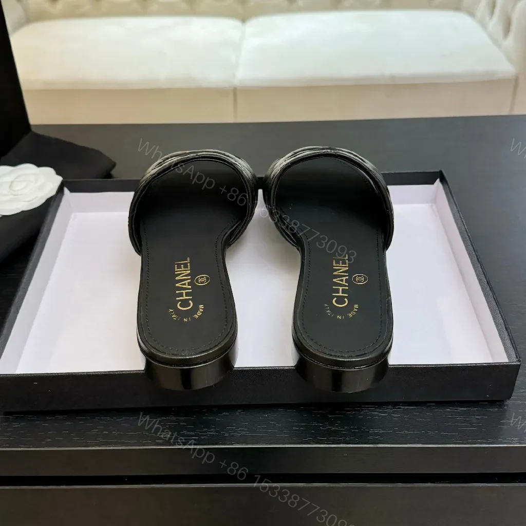 View 5 of Quilted Leather Slide: Subtle Luxury, All-Day Comfort