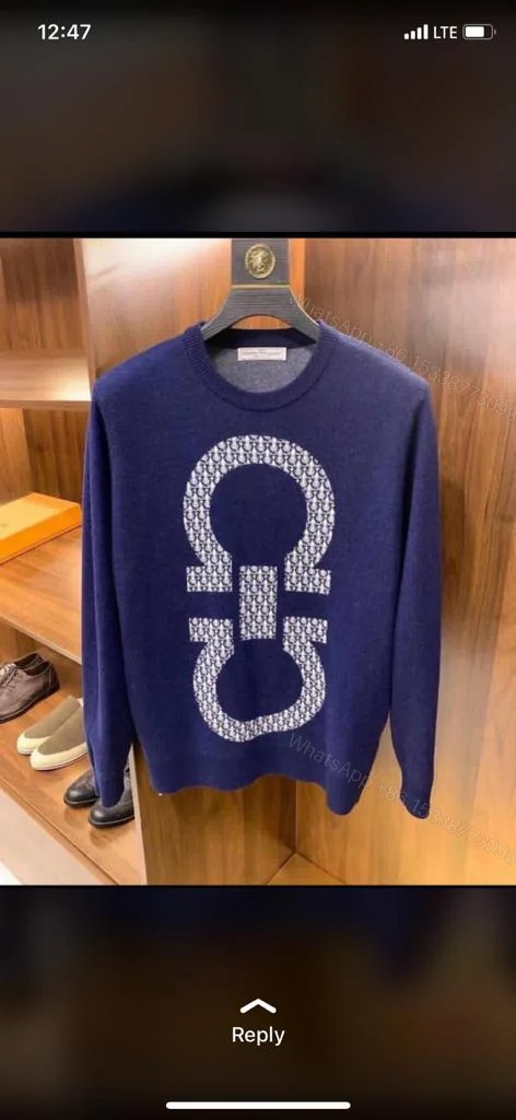 View 8 of FIRST COPY FERRAGAMO IMPORTED WOOL SWEATERS