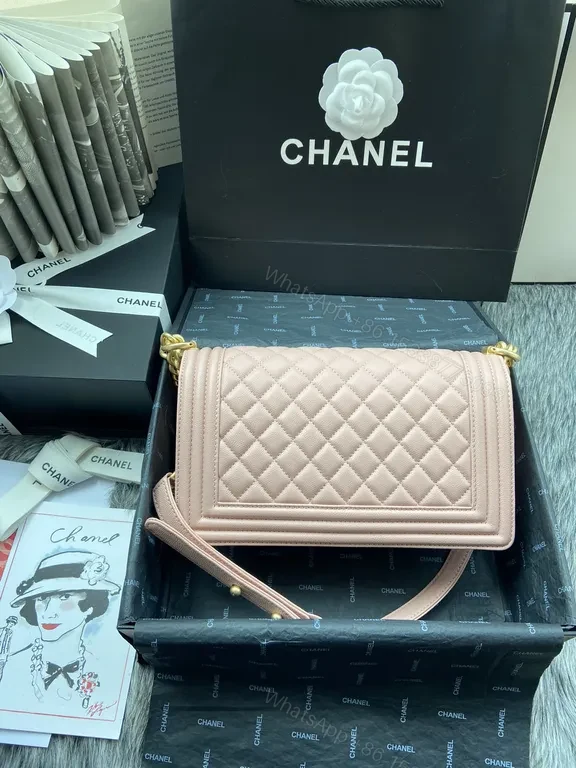 View 5 of Soft Pink Quilted Luxury Bag â€“ Day-to-Night Chic Crossbody