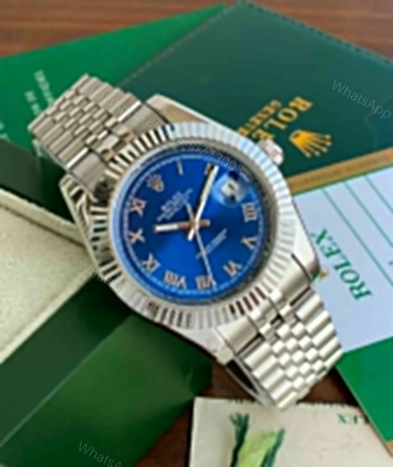 View 2 of Rolex Oyster Perpetual Bluedial