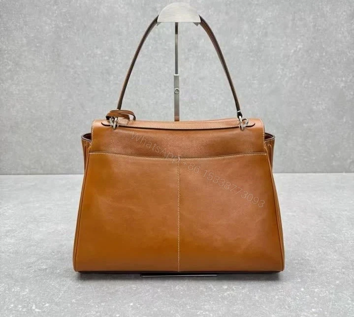 View 5 of Balenciaga Replica Rodeo Handbag Tan Cowboy Leather
