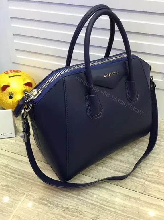 View 5 of Structured Black Leather Carryall: City-Ready Luxury Bag