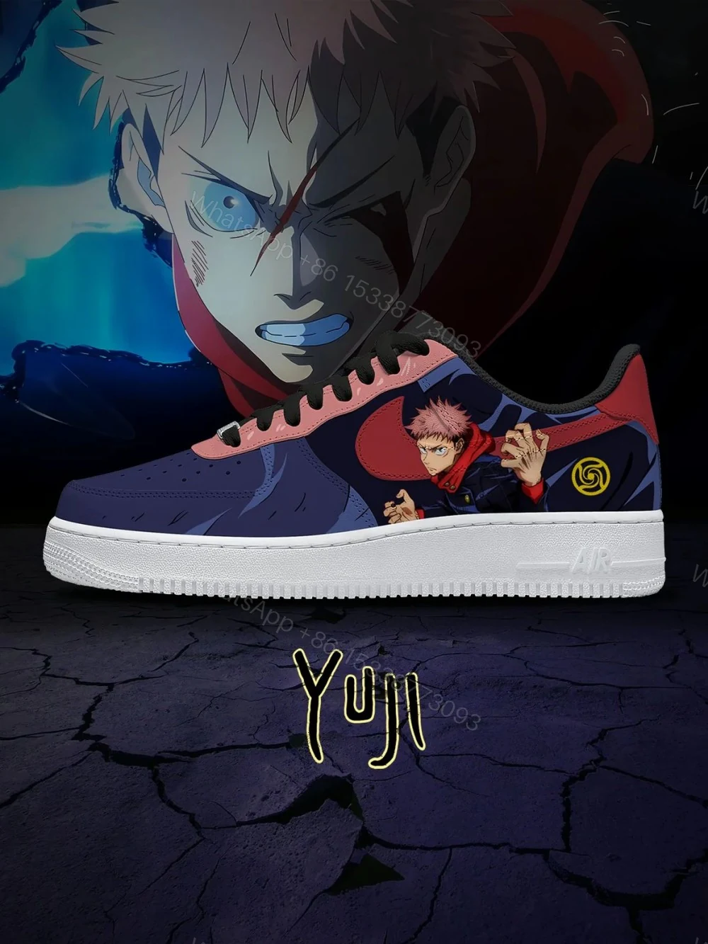 Yuji Itadori V.2 Custom Air Force 1 — view 1