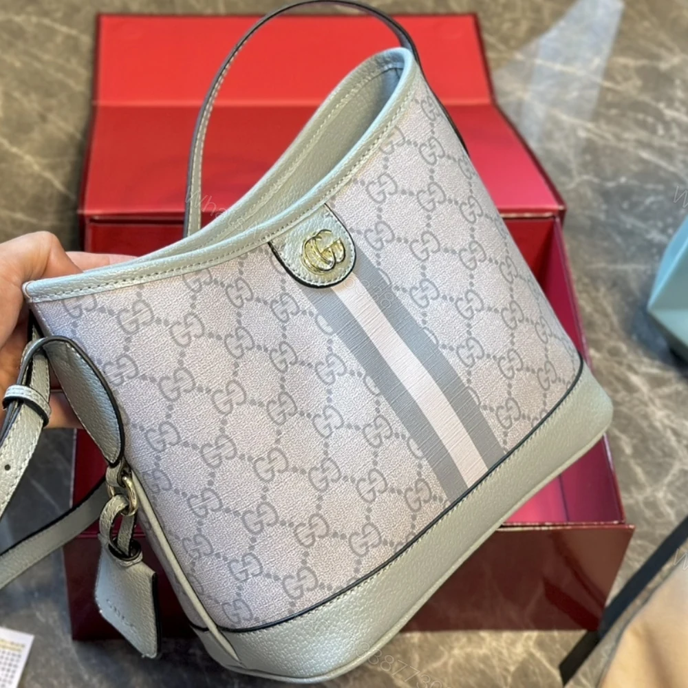 View 3 of Gucci Ophidia Small Tote Bag Dusty Blue 23Cm ‎