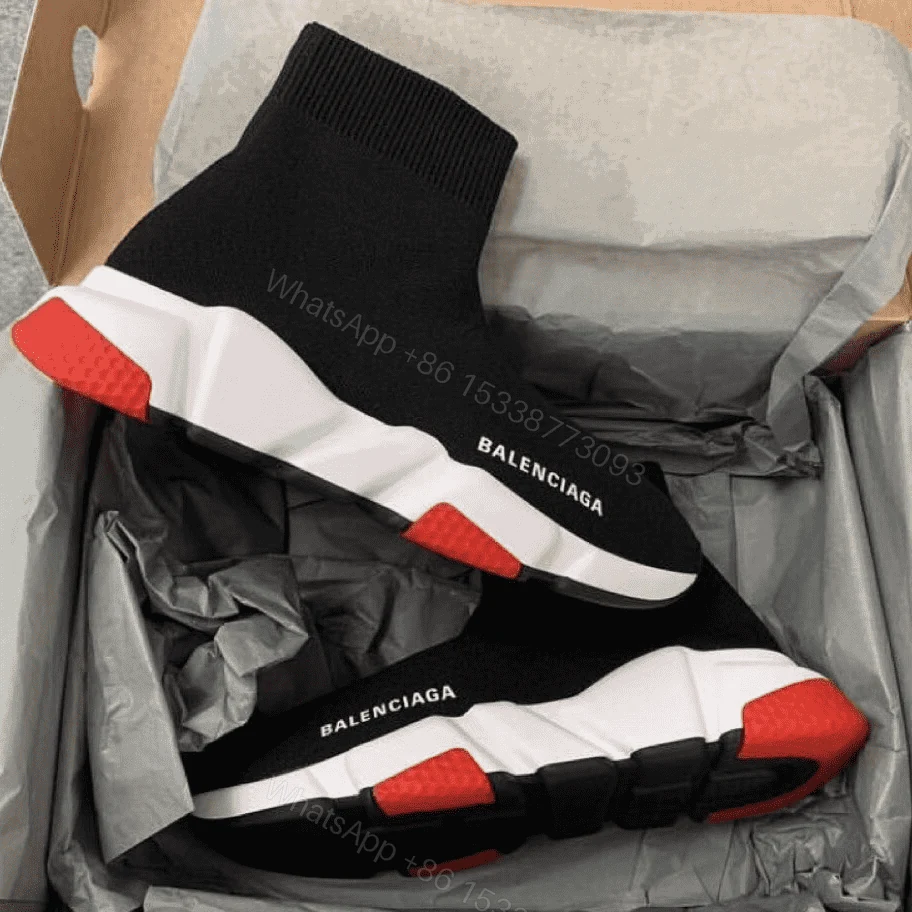 View 2 of BALENCIAGA SPEED TRAINER BLACK RED – BB9