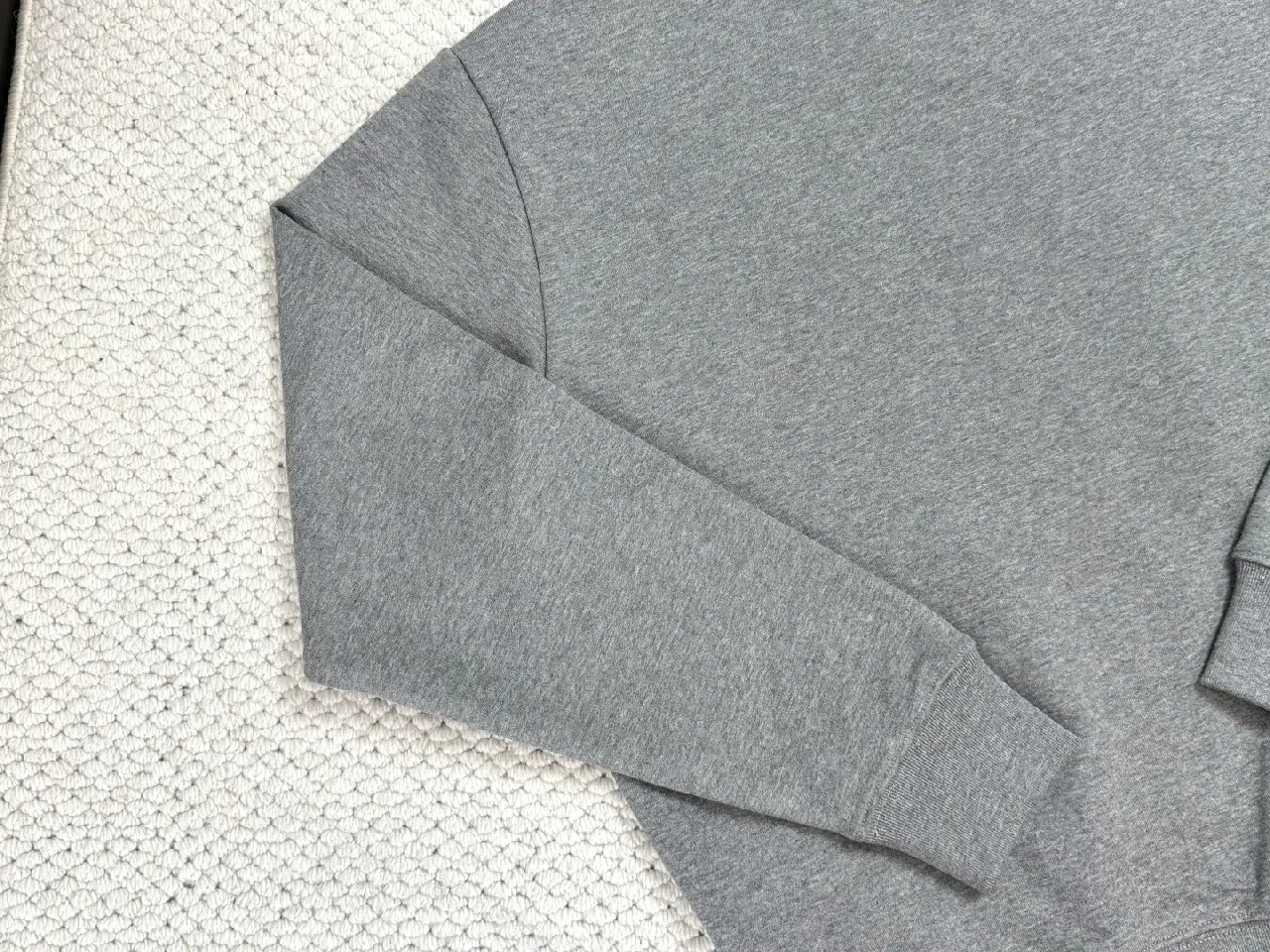 View 5 of Grey Embroidered Sweatshirt, Modern Utility, Luxe Edge, Sweatshirt