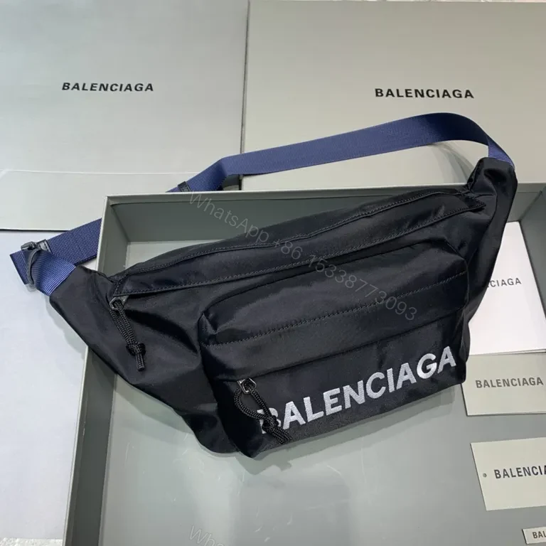 Balenciaga Bold Logo Belt Bag â€” Compact, Weatherproof Streetwear — view 1