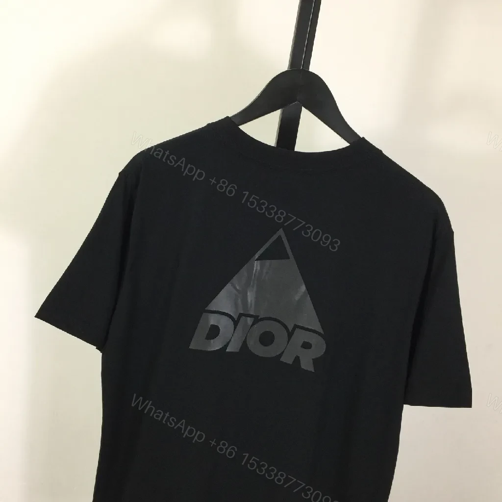 View 5 of Minimalist Black Tee Dress: Subtle Dior Branding, Versatile Style