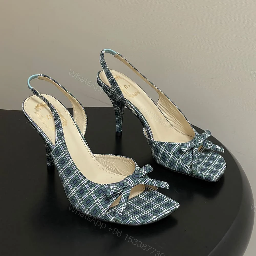 View 2 of Dior Bow Heeled Slingback Sandal