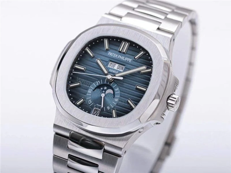 View 9 of Replica Patek Philippe 5726 Blue Calendar Watch