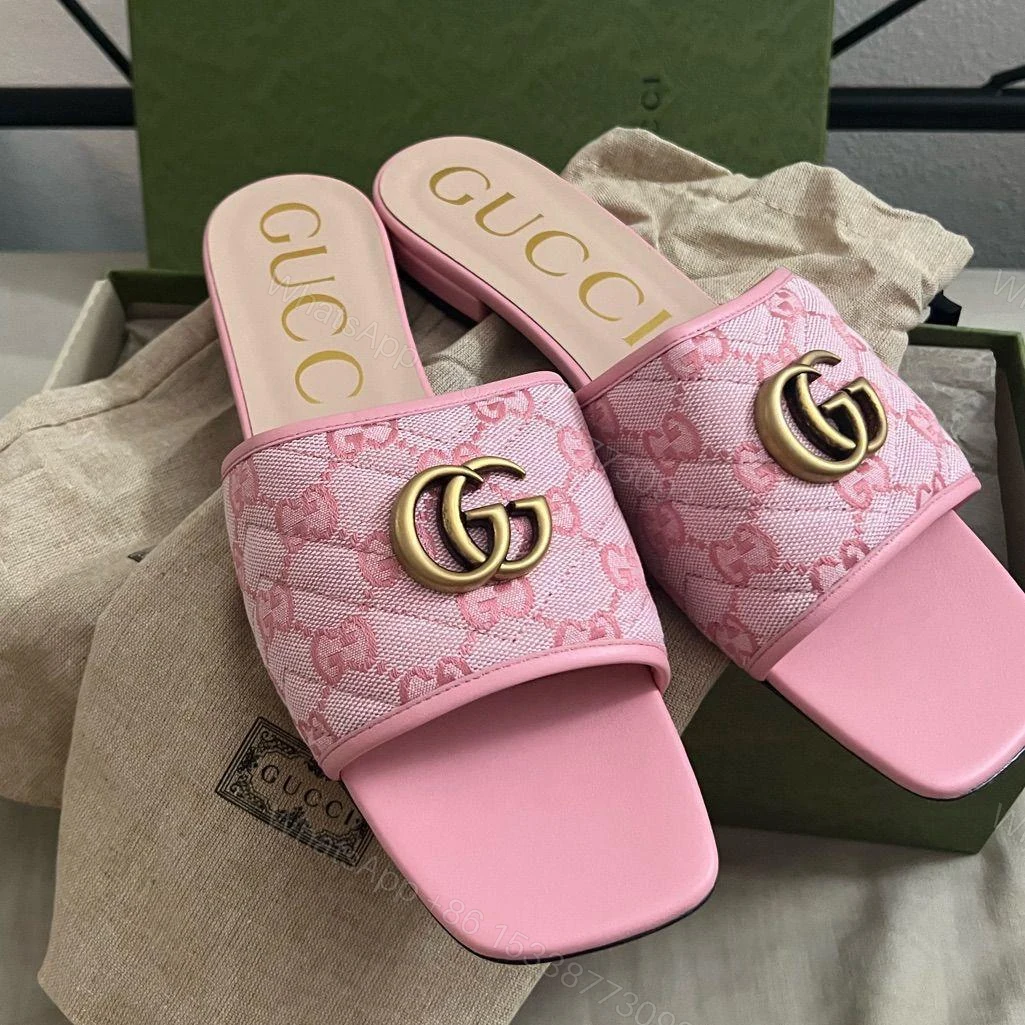 View 5 of First Copy Gucci Natural Jute Slippers
