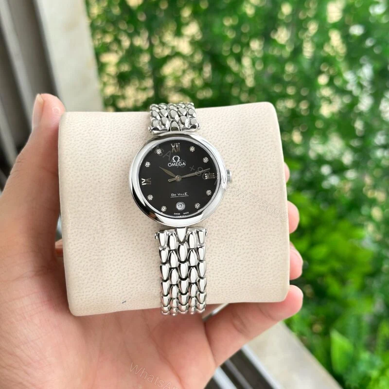 View 3 of Omega Prestige Dewdrop Collection 34mm Mother of Pearl Quartz
