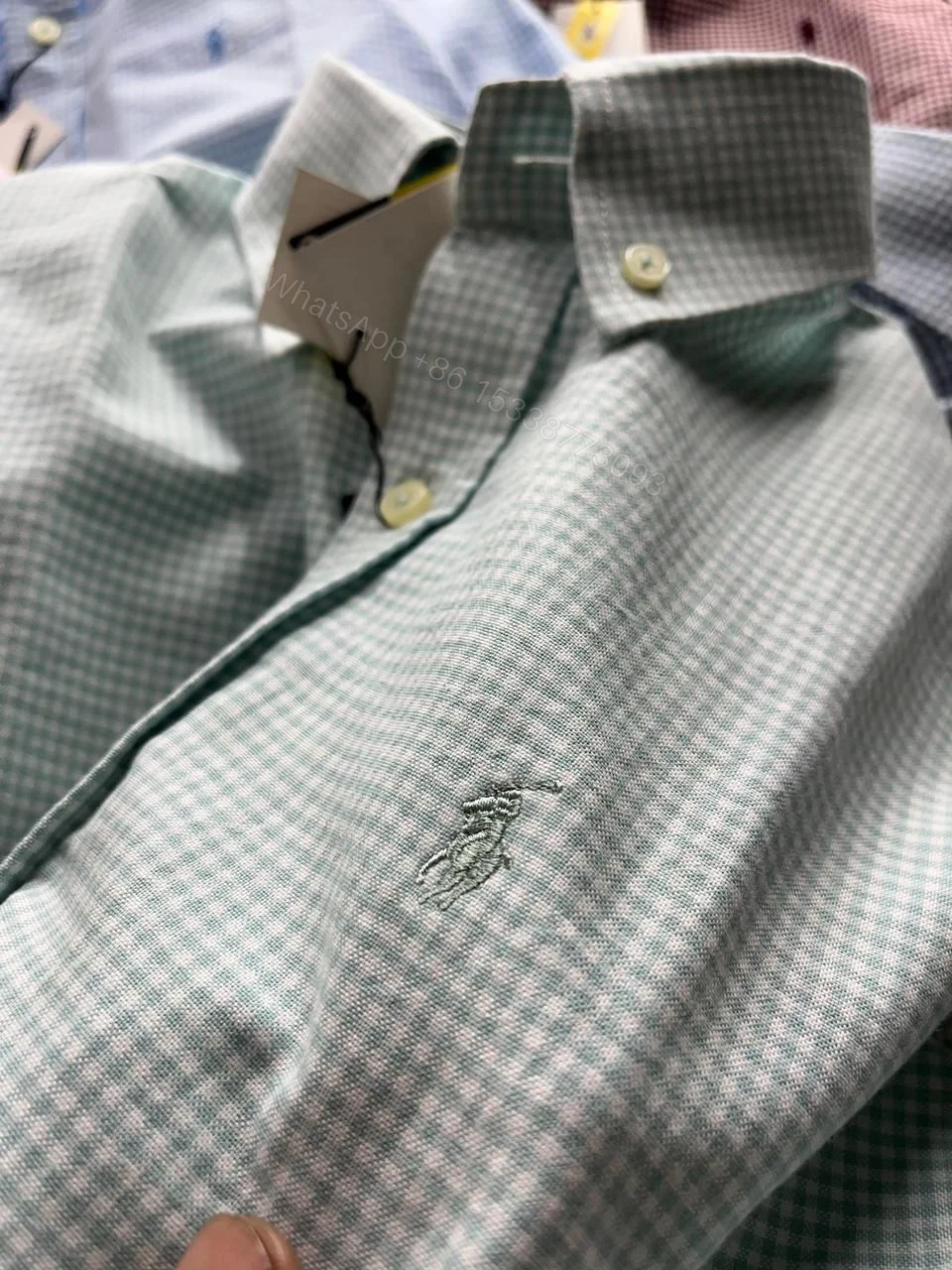 View 8 of FIRST COPY RALPH LAUREN PIN CHECK SHIRT