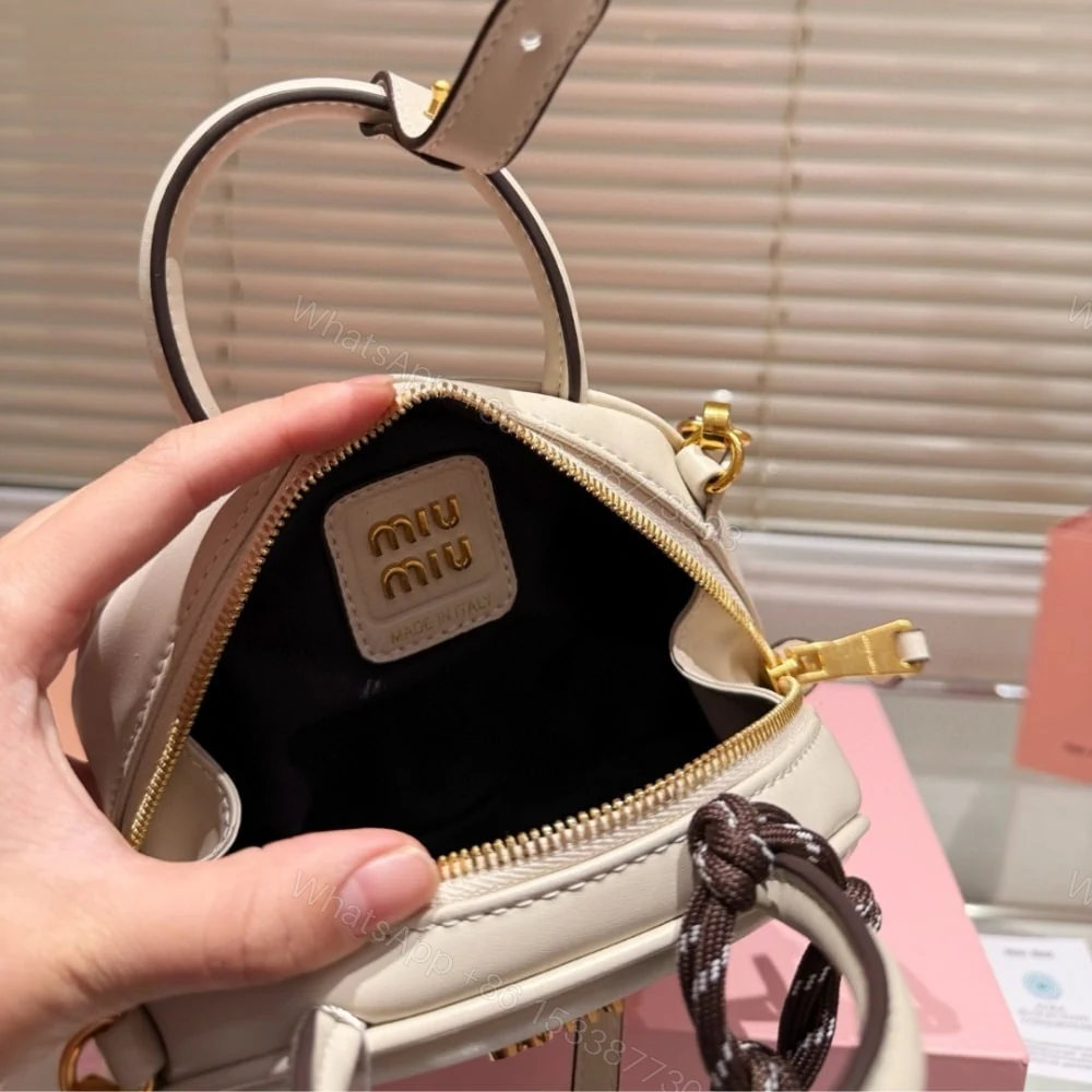 View 6 of MIUMIU TOP HANDLE BAG WHITE 18CM