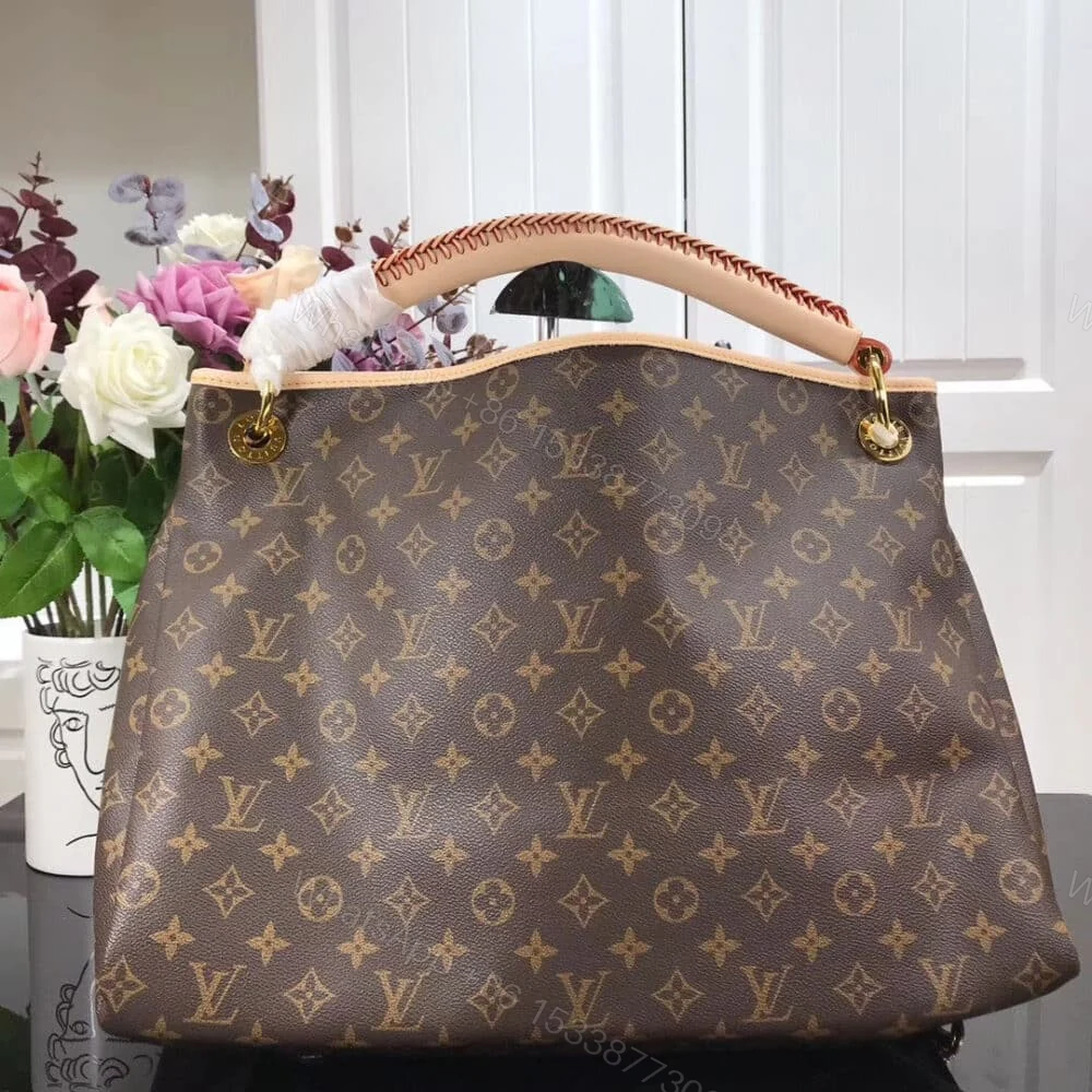 View 4 of Louis Vuitton Artsy MM Monogram Brown 41Cm M44869