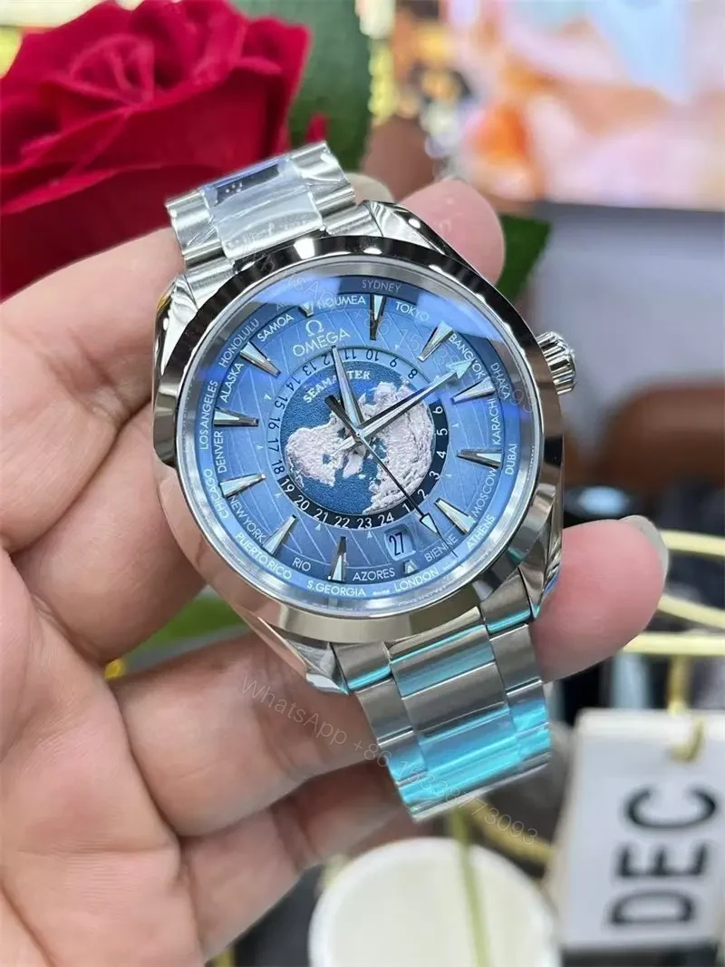 View 4 of Replica Omega Blue Seahorse Men’s Watch