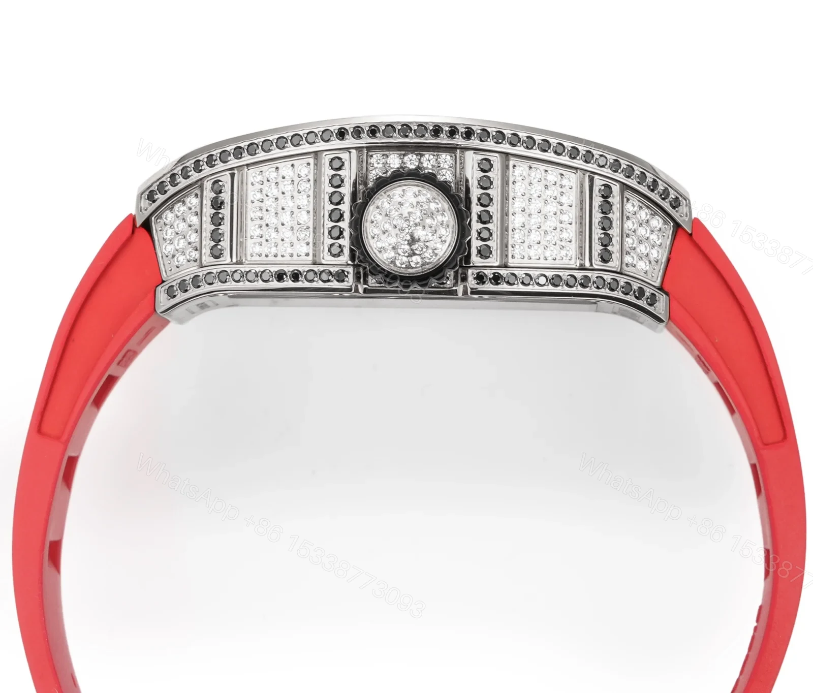 View 6 of Richard Mille RM S10 Koi Tourbillon Red Gold Diamond Red Strap Edition RMS10-KOI-RD