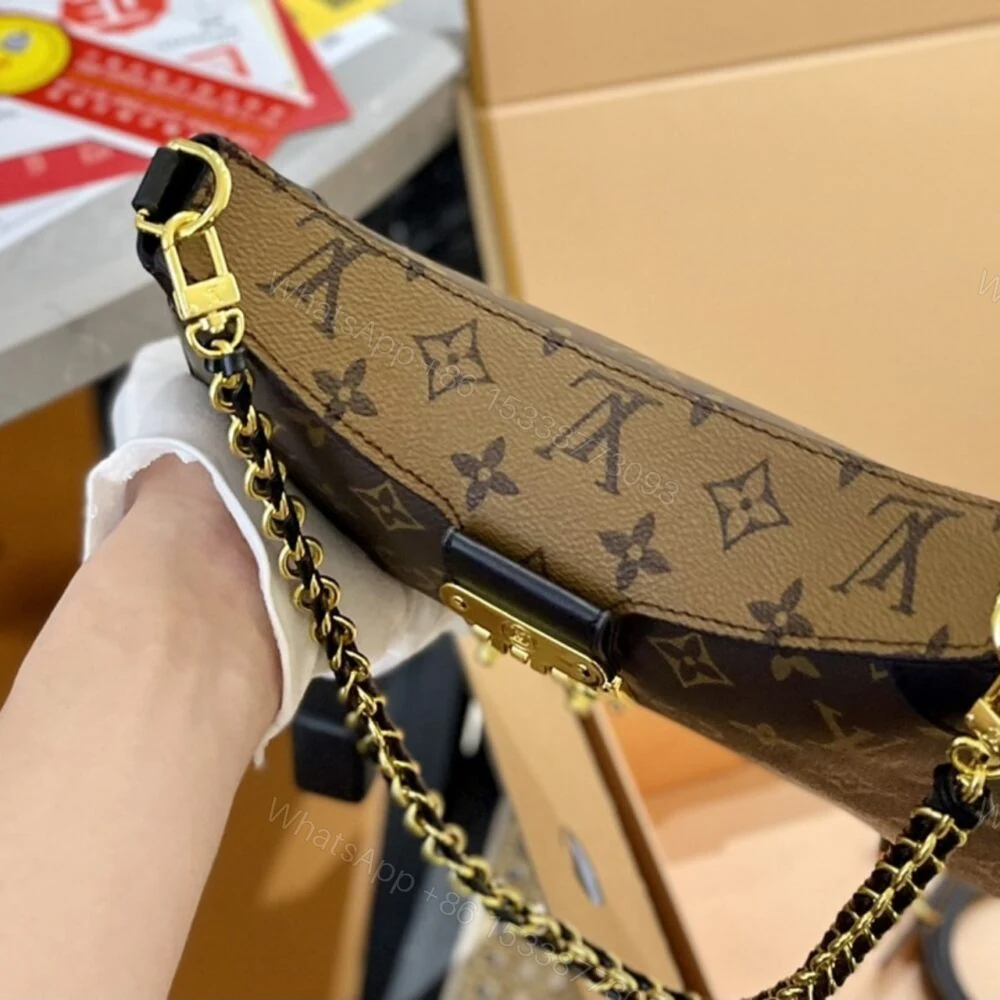 View 6 of Louis Vuitton LV Twinny Monogram Canvas Brown 27Cm M46659