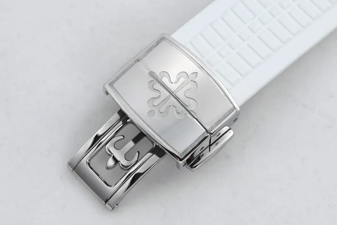 View 9 of Patek Philippe Aquanaut White Diamond Watch Rubber Strap Ultimate 39MM PP-AQUANAUT-39-WHT-DIA-RUB
