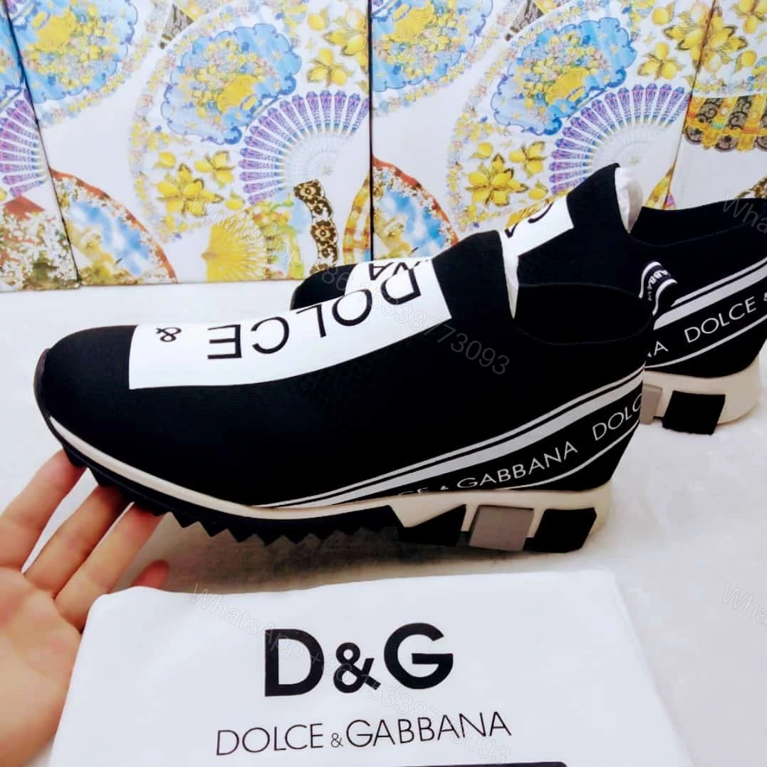 View 4 of DOLCE & GABBANA STRETCH MESH SORRENTO SNEAKERS WITH LOGO – DG46