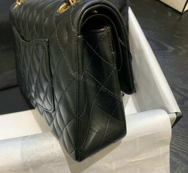 View 7 of Chanel Classic 11.12 Black Handbag A01112