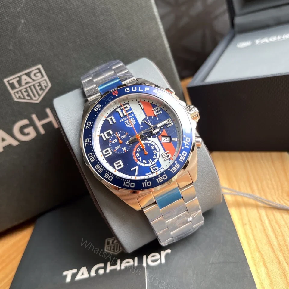 View 7 of TAG Heuer Formula 1 Chronograph Quartz 43 Stainless Steel CalfAlcantara CAZ101N.FC8243