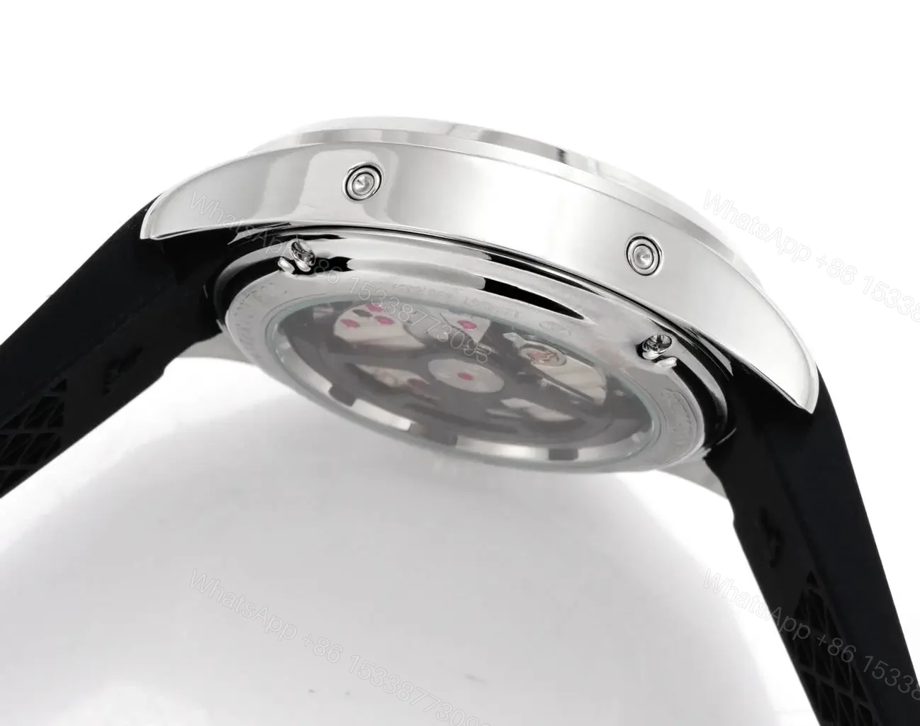 View 6 of Jaeger LeCoultre Black Chronograph Watch Rubber Strap Ultimate 42MM JLC-POL-CHRONO-BLK-RUB-42
