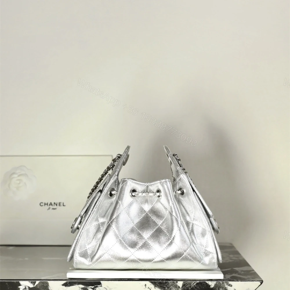 View 2 of 高仿Chanel*26C/25Bag系列AS5631小牛皮手袋Mini銀色免檢版