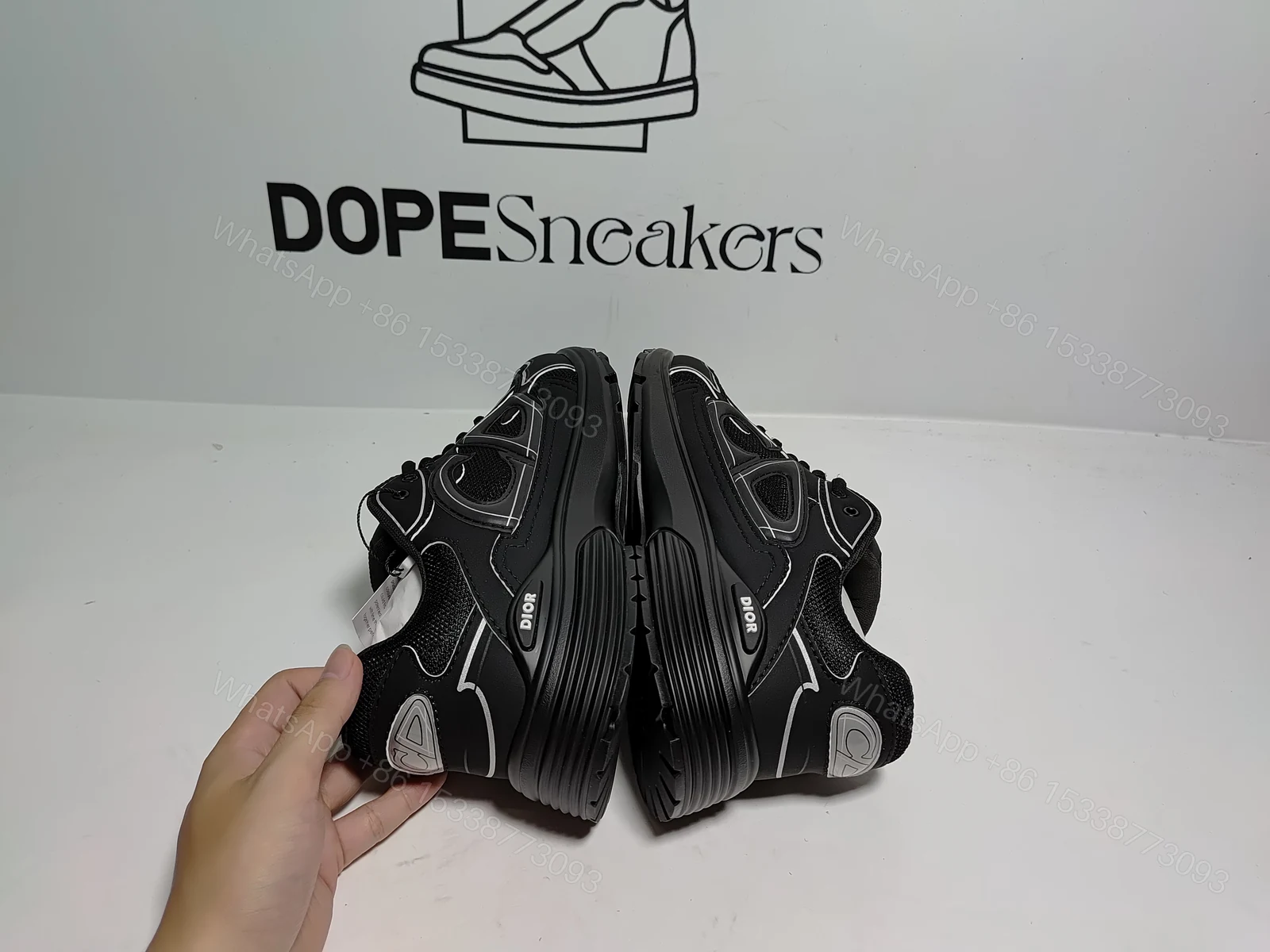 View 9 of Dior B30 Triple Black 3SN279ZRF_H900 (Reflective)