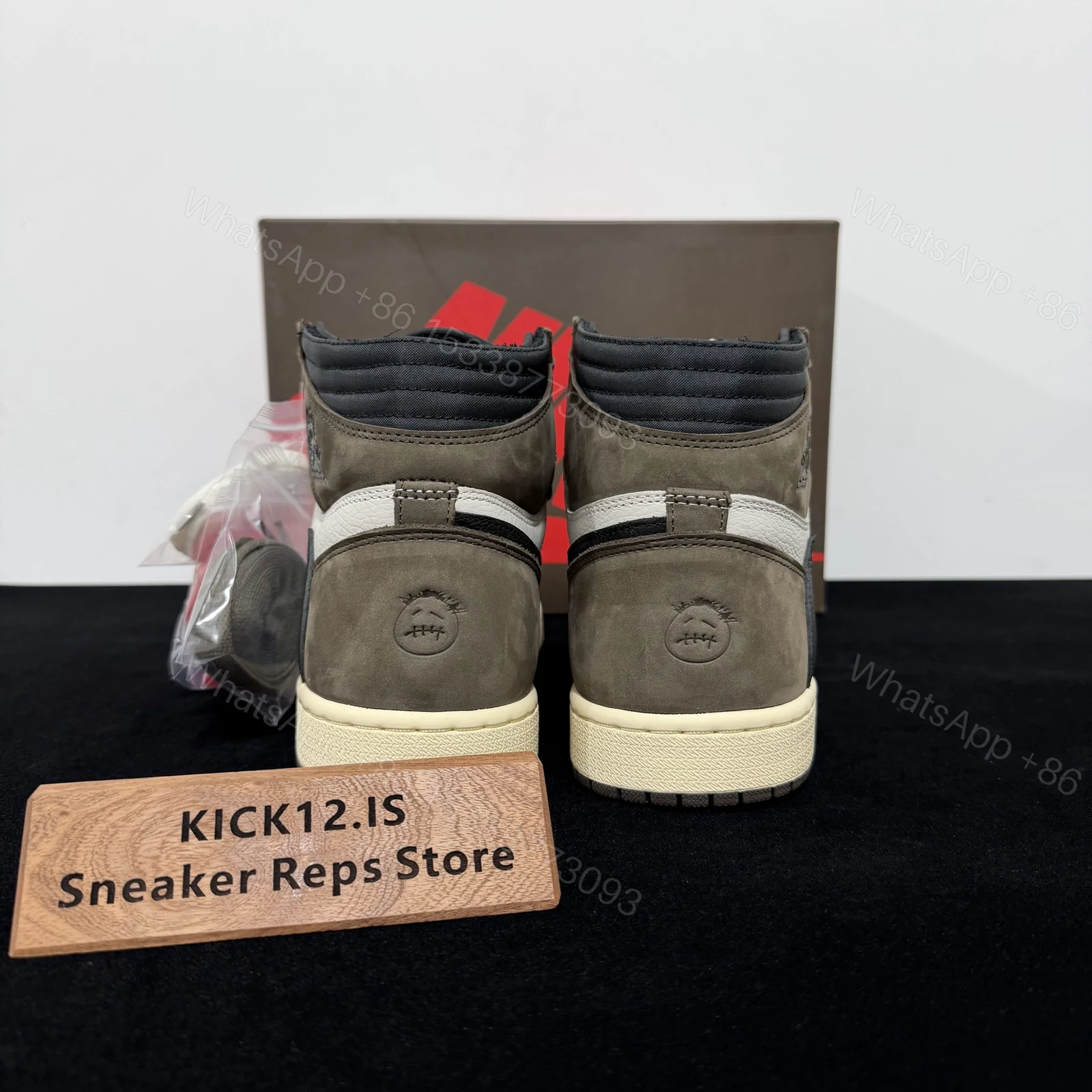 View 6 of Travis Scott × Air Jordan 1 High OG ‘Mocha’ Reps