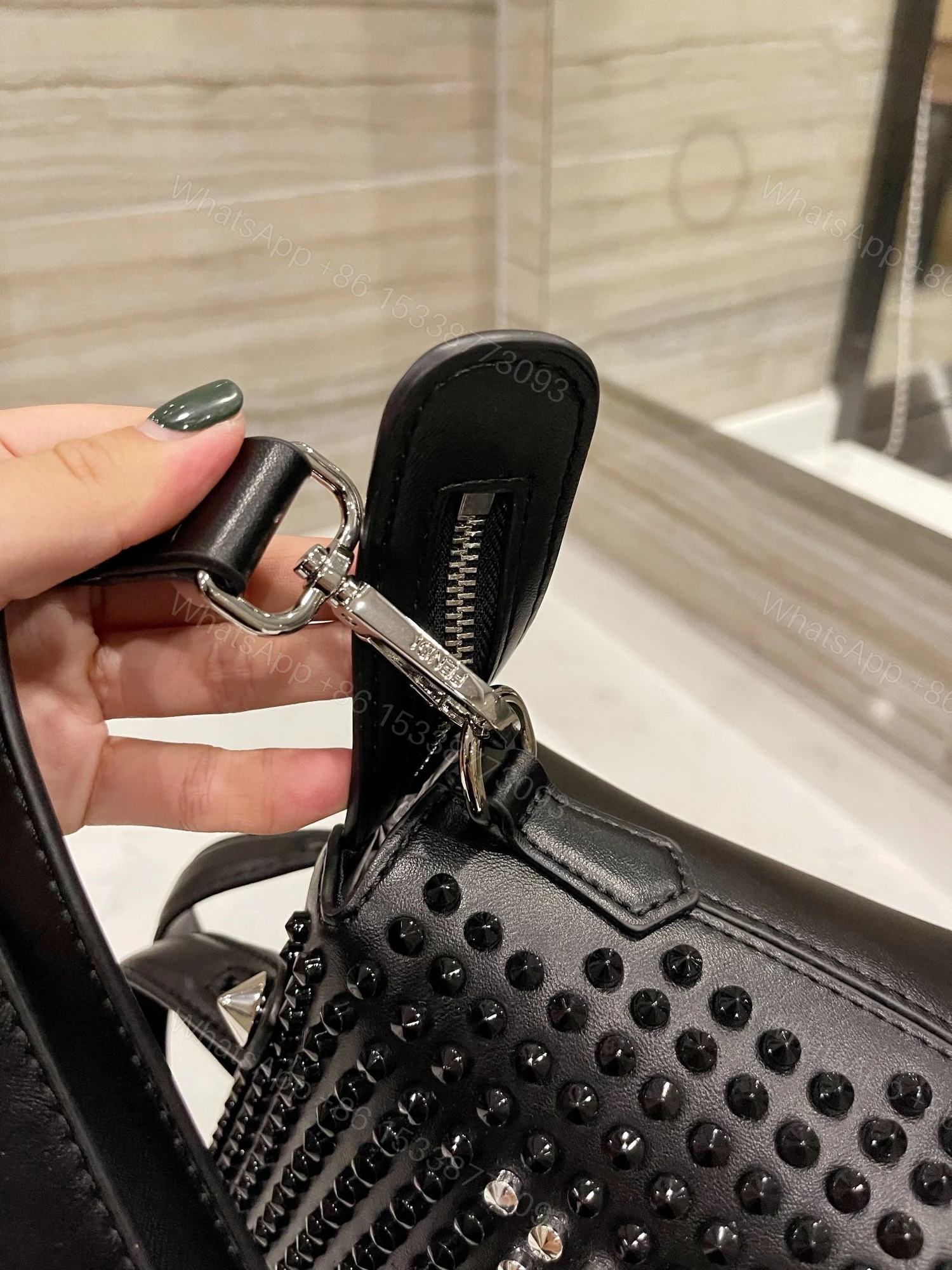 View 4 of Fendi Boston Tote Bag