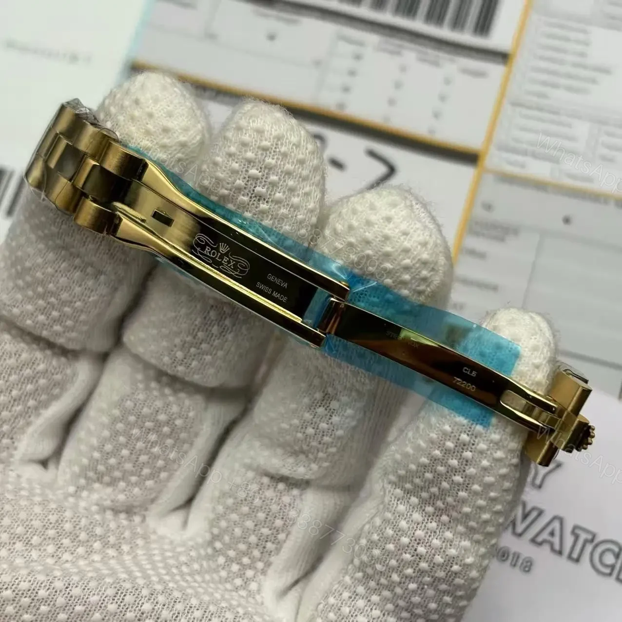 View 8 of Replica Rolex Datejust Gold Ladies 179178